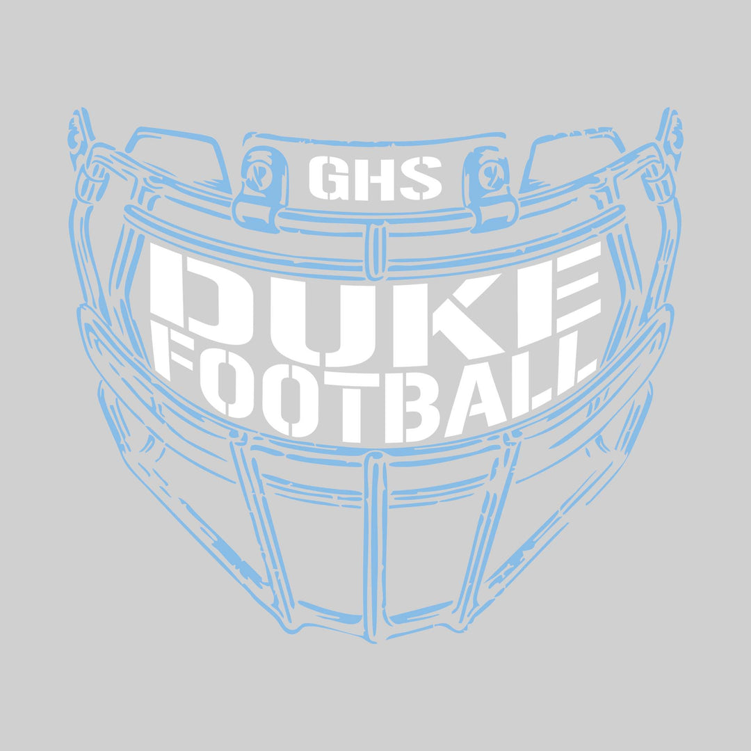 Garber Dukes - Football - Facemask with Text
