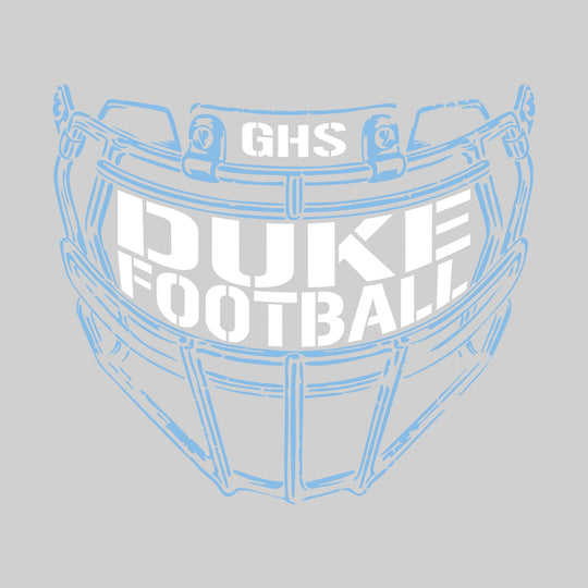 Garber Dukes - Football - Facemask with Text