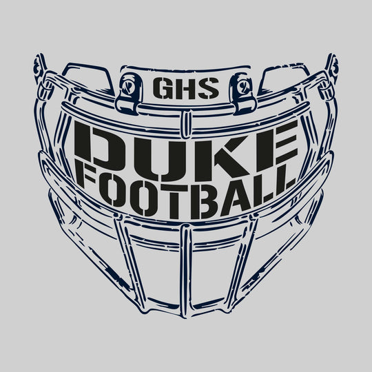 Garber Dukes - Football - Facemask with Text