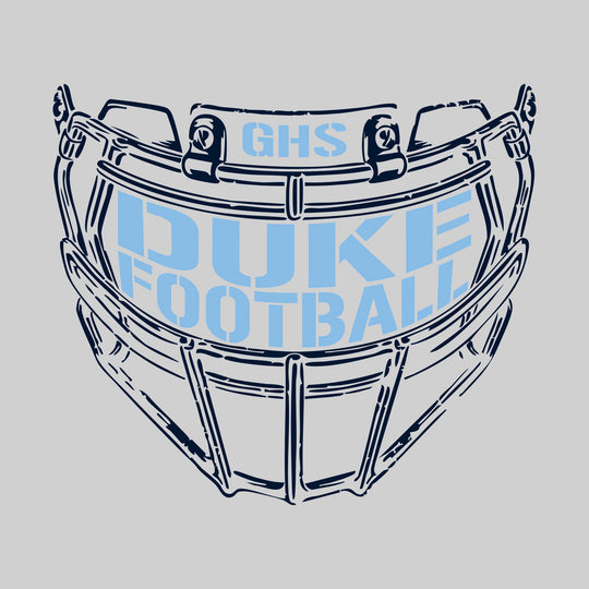 Garber Dukes - Football - Facemask with Text