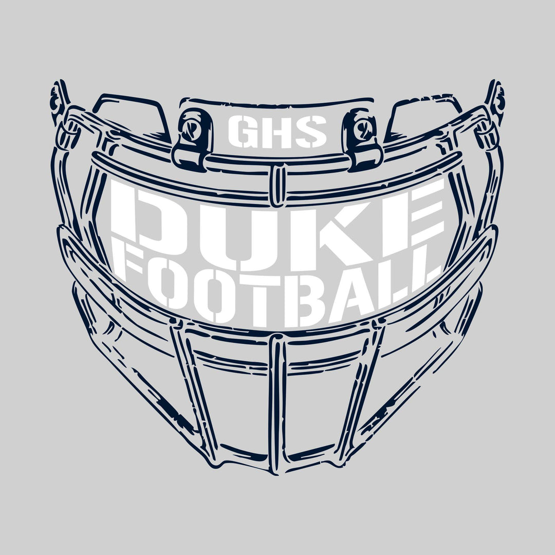 Garber Dukes - Football - Facemask with Text