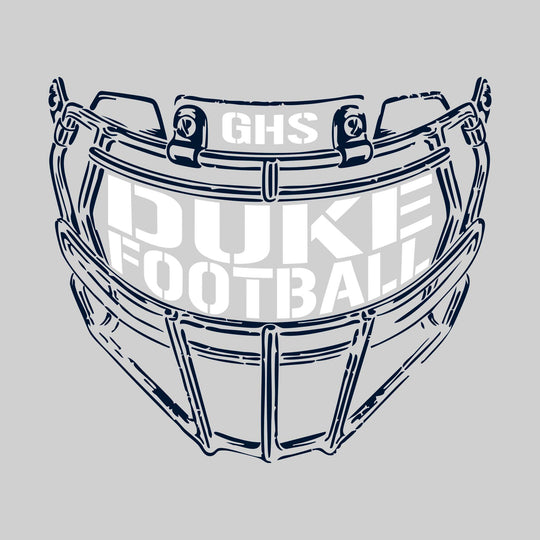 Garber Dukes - Football - Facemask with Text