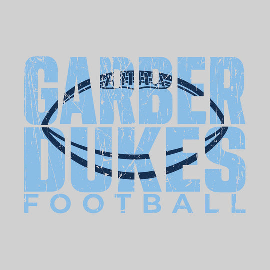 Garber Dukes - Football - Garber Dukes Football with Football Shape Inset