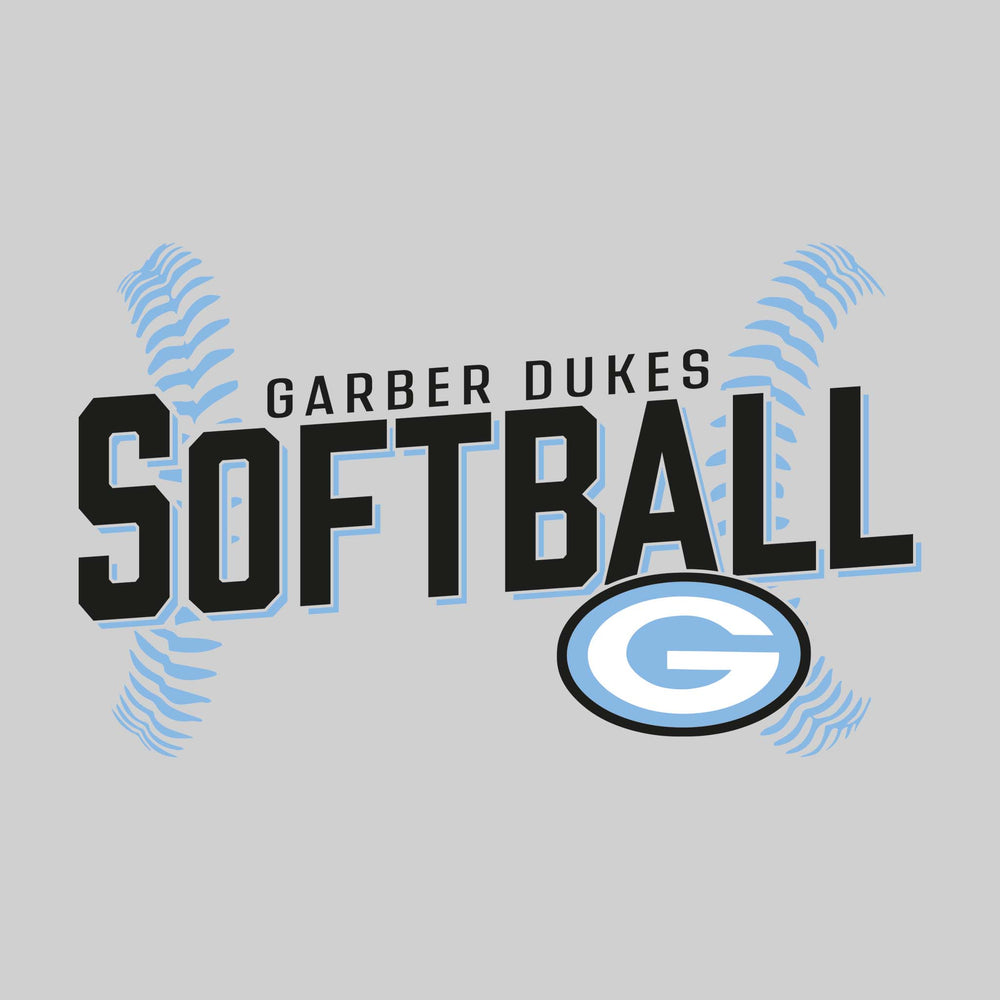 Garber Dukes - Softball - Angled Softball with Threads