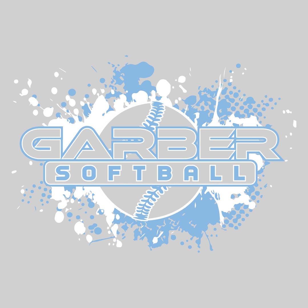 Garber Dukes - Softball - Softball with Paint Splatters