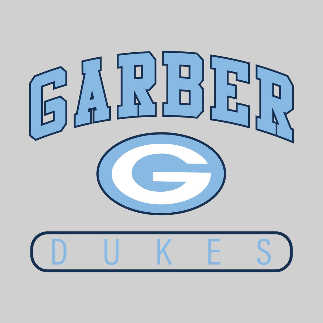 Garber Dukes - Spirit Wear - Arched Garber with Mascot