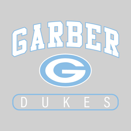 Garber Dukes - Spirit Wear - Arched Garber with Mascot