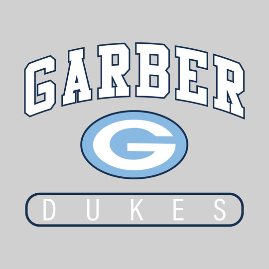 Garber Dukes - Spirit Wear - Arched Garber with Mascot