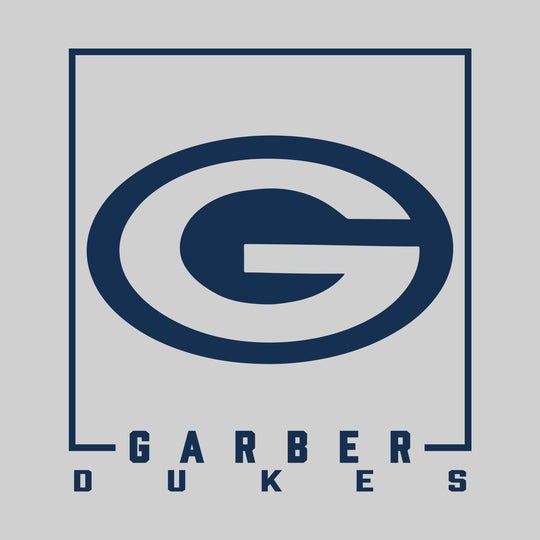 Garber Dukes - Spirit Wear - Boxed Mascot with School Name