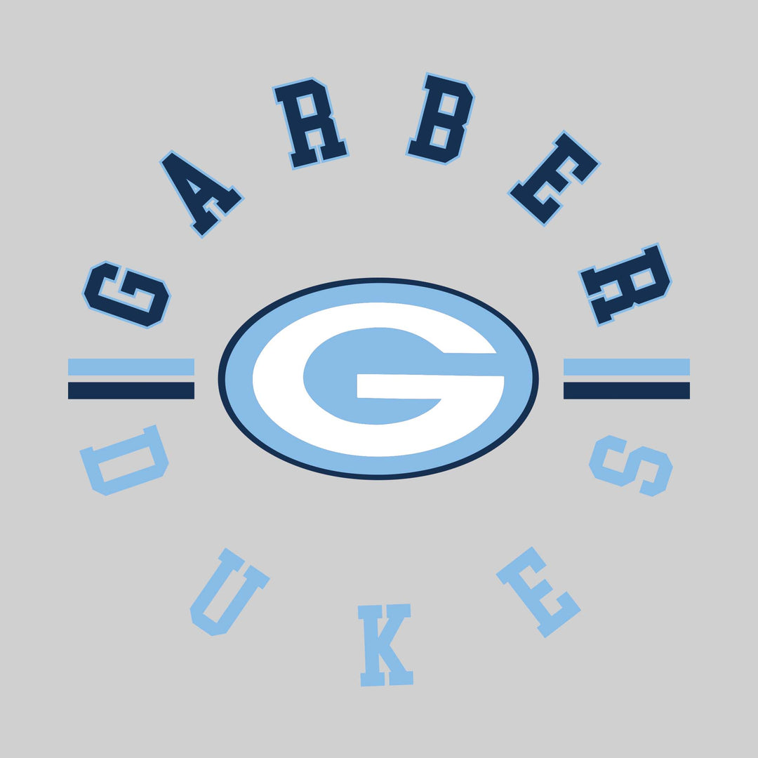 Garber Dukes - Spirit Wear - Circular Text with Mascot