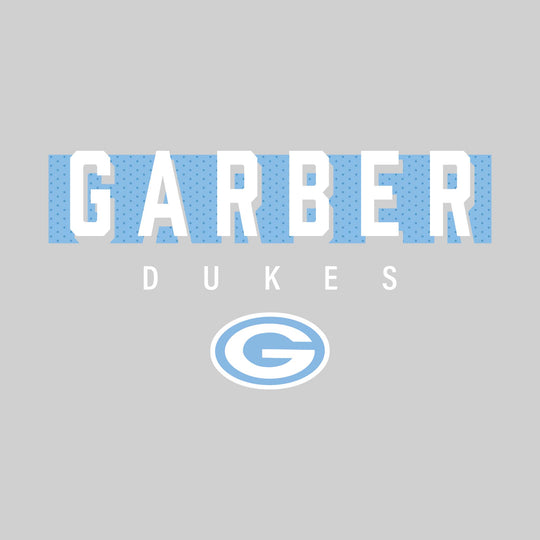 Garber Dukes - Spirit Wear - Garber with Cutout Shadow and Mascot