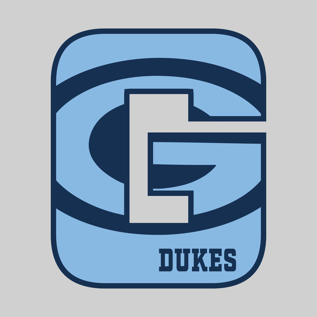 Garber Dukes - Spirit Wear - G with Inset Mascot and Mascot Name
