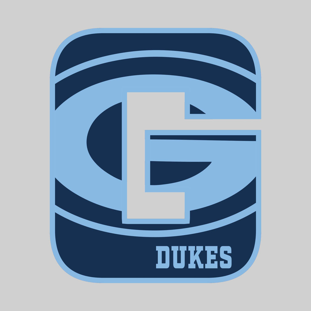 Garber Dukes - Spirit Wear - G with Inset Mascot and Mascot Name
