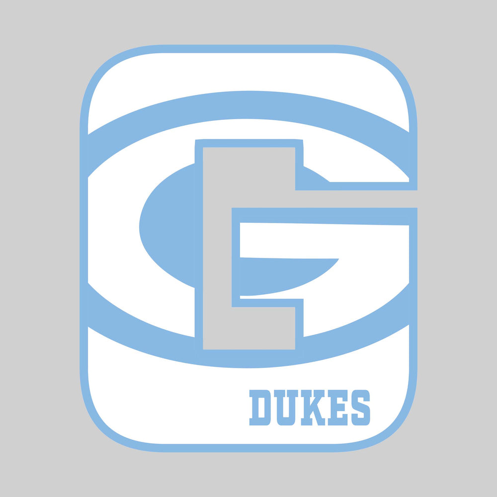 Garber Dukes - Spirit Wear - G with Inset Mascot and Mascot Name