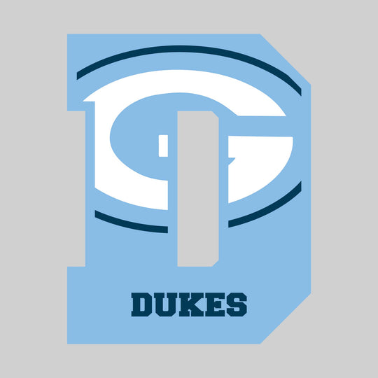 Garber Dukes - Spirit Wear - Oversized Letter with Mascot Inset
