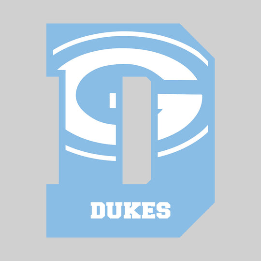 Garber Dukes - Spirit Wear - Oversized Letter with Mascot Inset