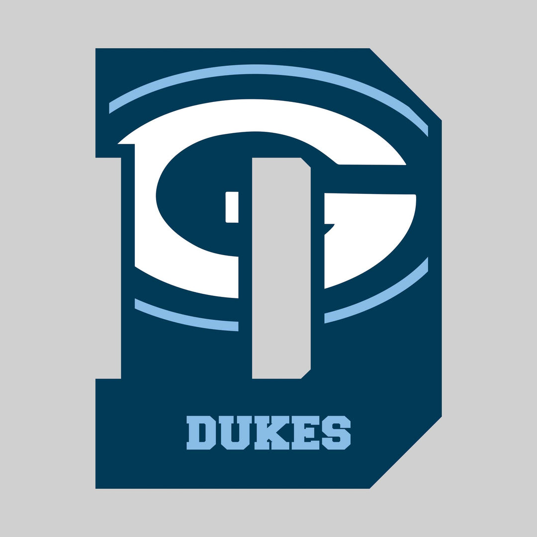 Garber Dukes - Spirit Wear - Oversized Letter with Mascot Inset