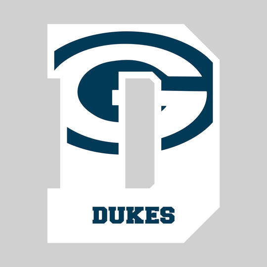 Garber Dukes - Spirit Wear - Oversized Letter with Mascot Inset