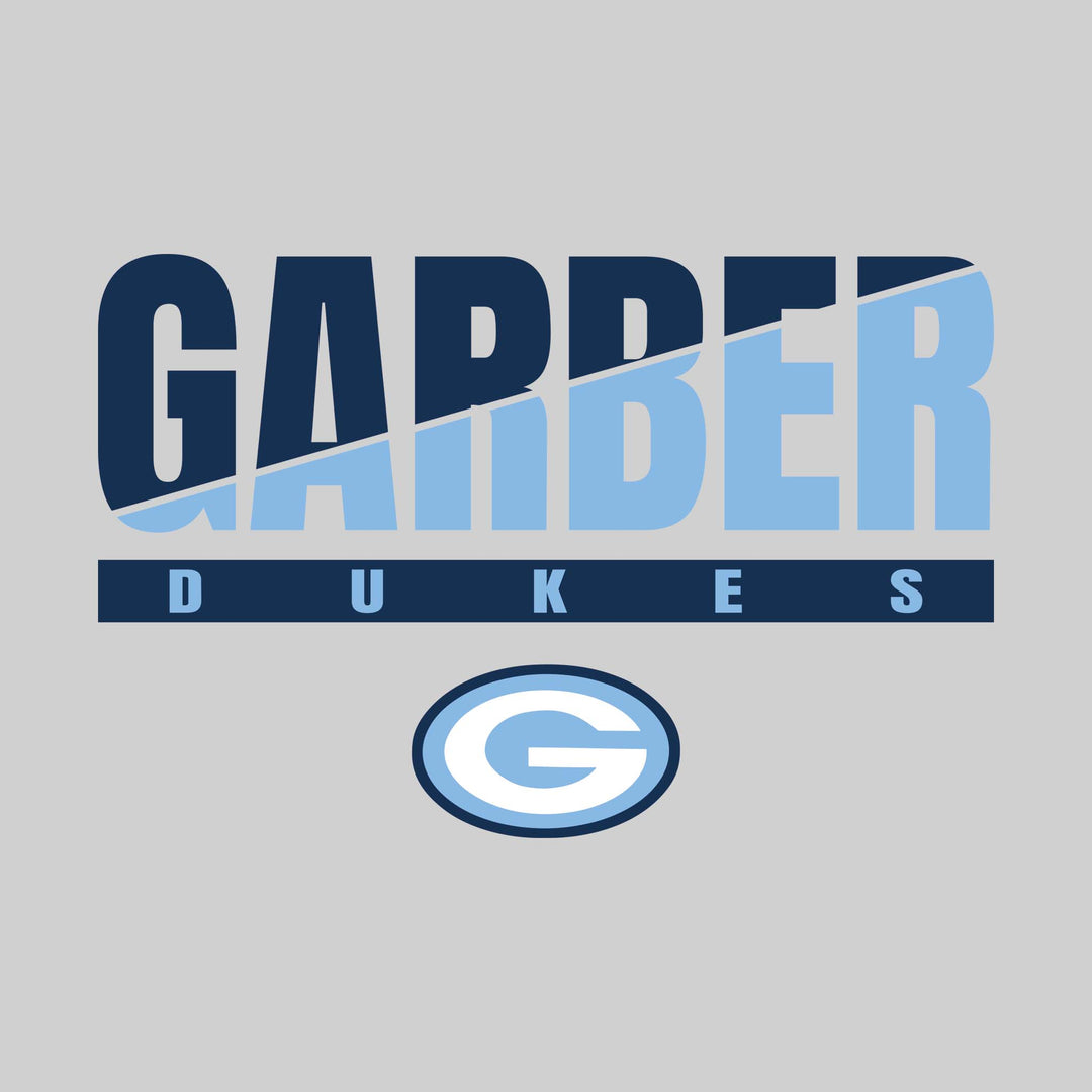Garber Dukes - School Spirit Wear - Split-Color Garber with Logo