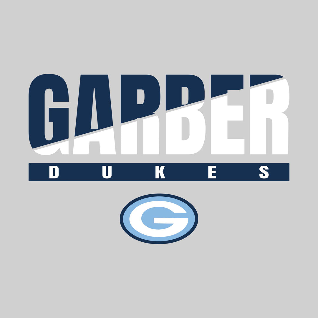 Garber Dukes - School Spirit Wear - Split-Color Garber with Logo