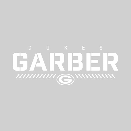 Garber Dukes - Spirit Wear - Stenciled School Name with Mascot