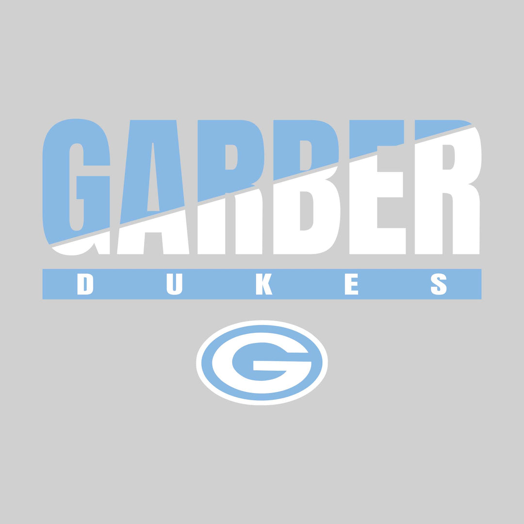 Garber Dukes - School Spirit Wear - Split-Color Garber with Logo