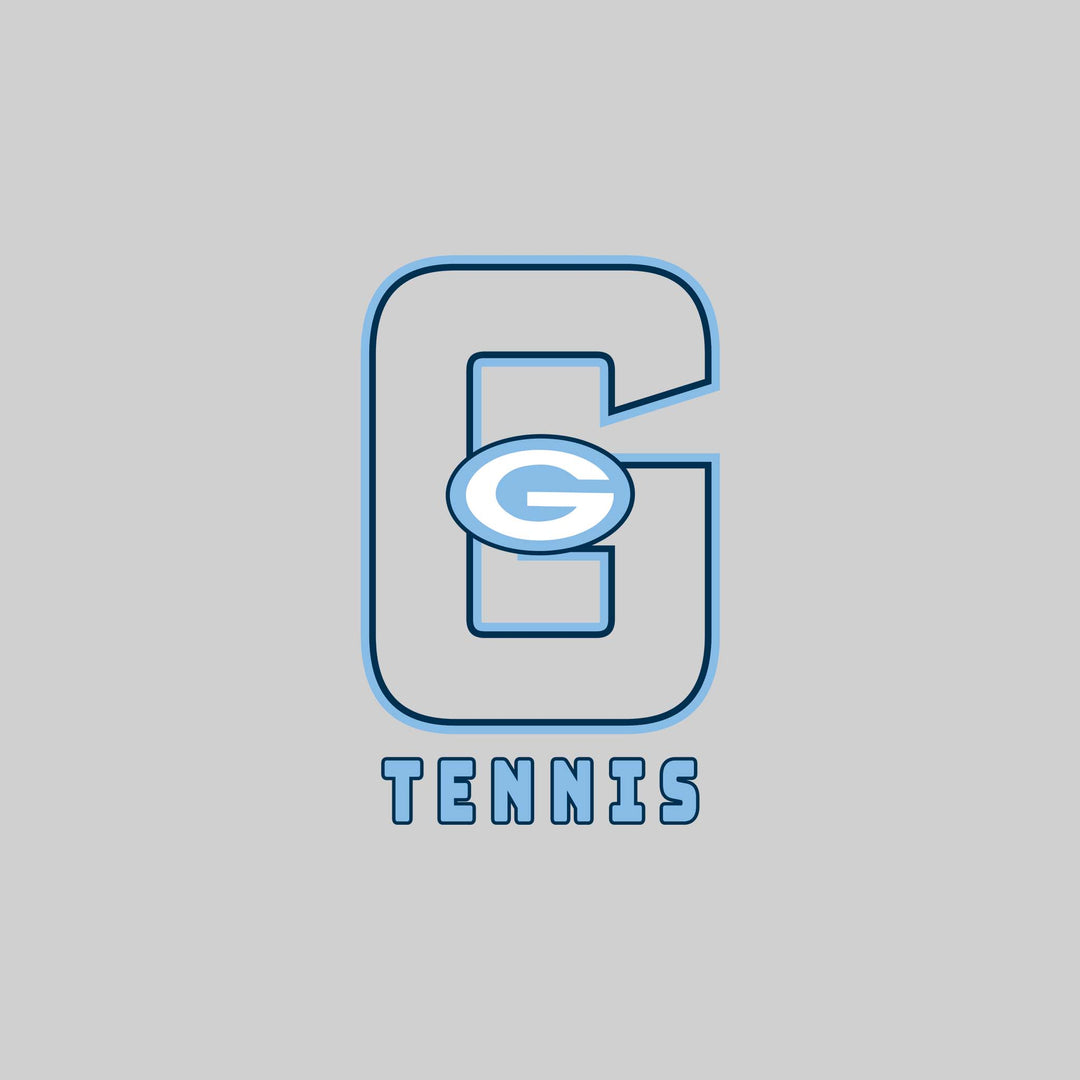 Garber Dukes - Tennis - Outlined Letters Over Tennis
