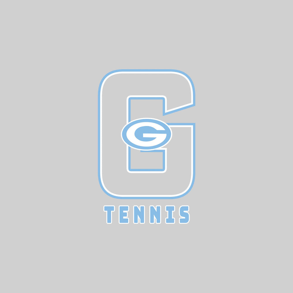 Garber Dukes - Tennis - Outlined Letters Over Tennis