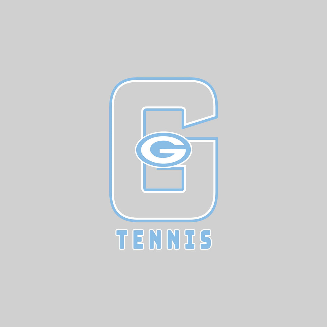 Garber Dukes - Tennis - Outlined Letters Over Tennis