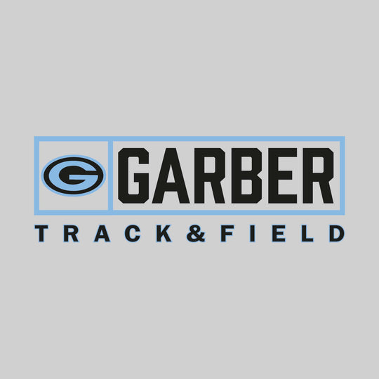 Garber Dukes - Track & Field - Framed Mascot & School Name