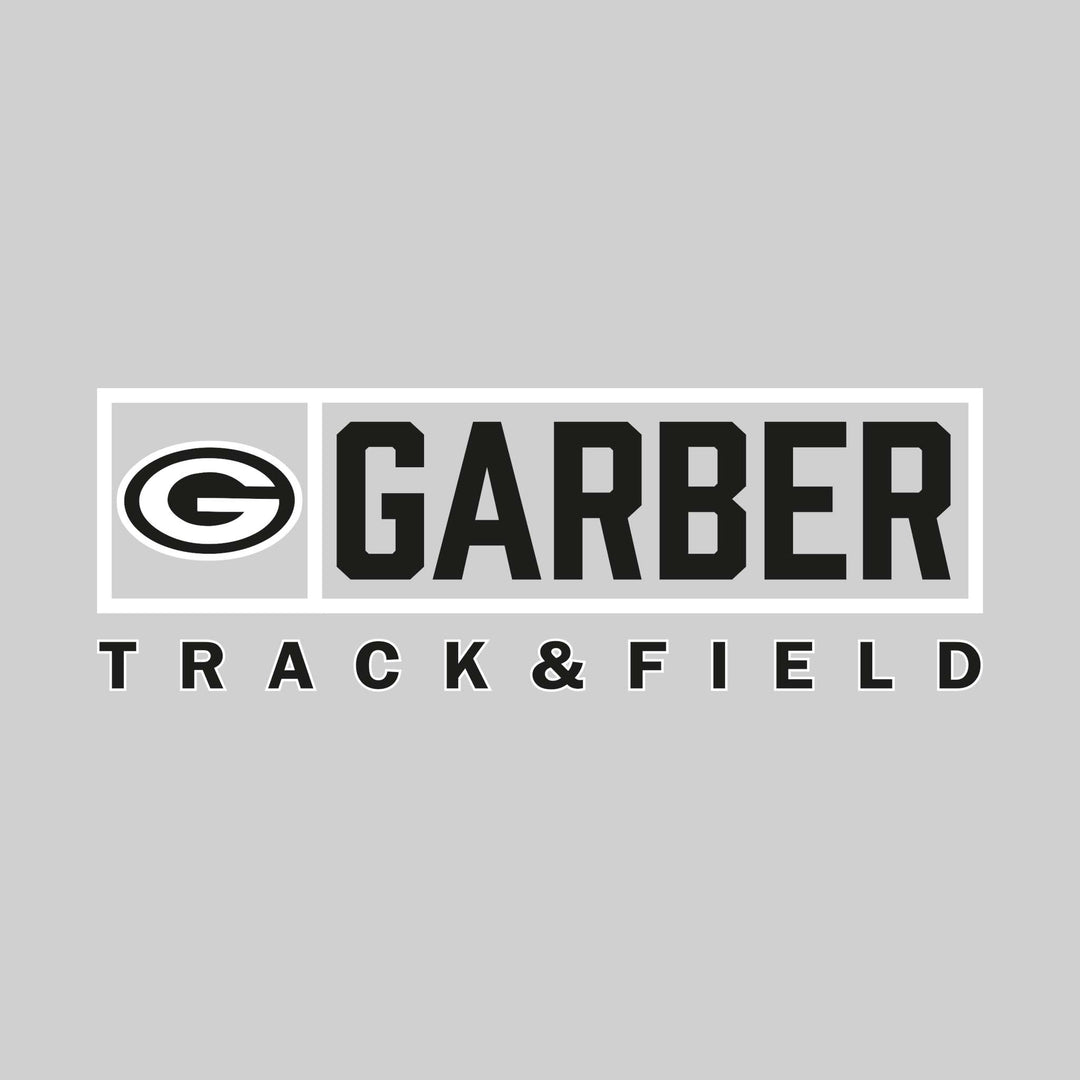 Garber Dukes - Track & Field - Framed Mascot & School Name