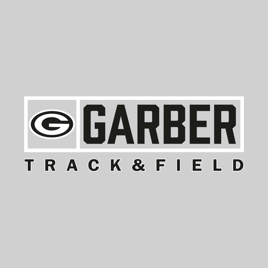 Garber Dukes - Track & Field - Framed Mascot & School Name