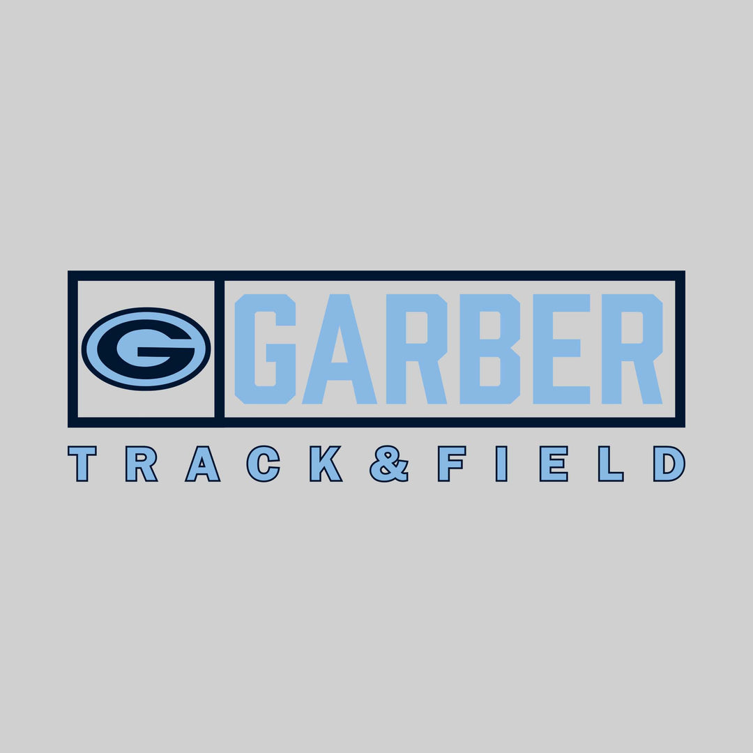 Garber Dukes - Track & Field - Framed Mascot & School Name