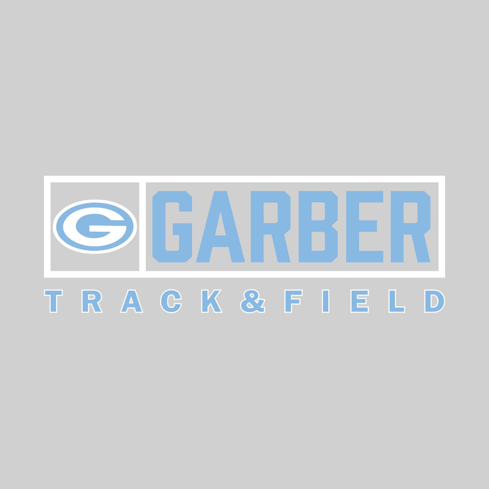 Garber Dukes - Track & Field - Framed Mascot & School Name