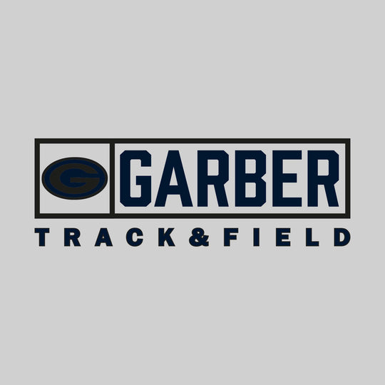 Garber Dukes - Track & Field - Framed Mascot & School Name