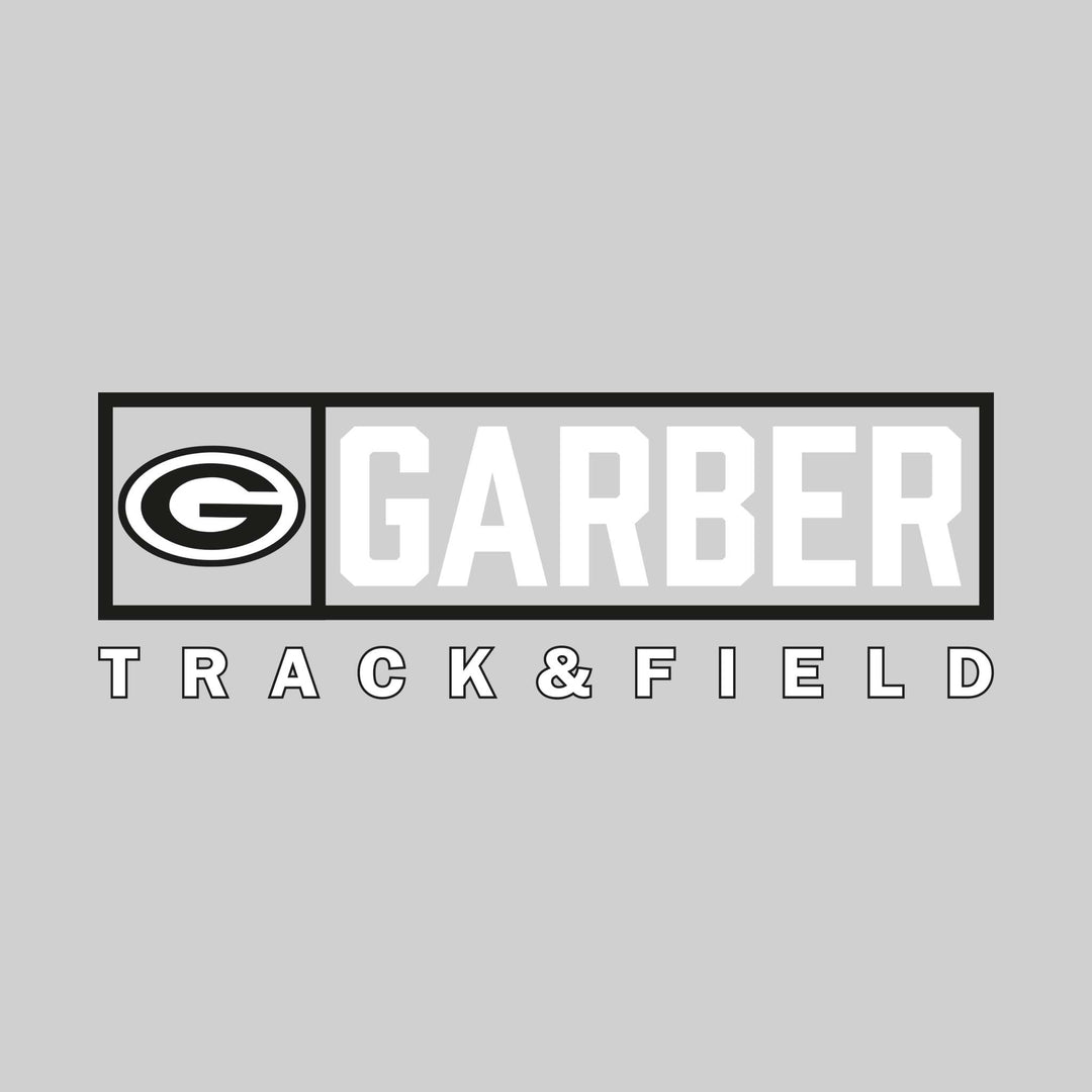 Garber Dukes - Track & Field - Framed Mascot & School Name