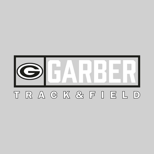 Garber Dukes - Track & Field - Framed Mascot & School Name