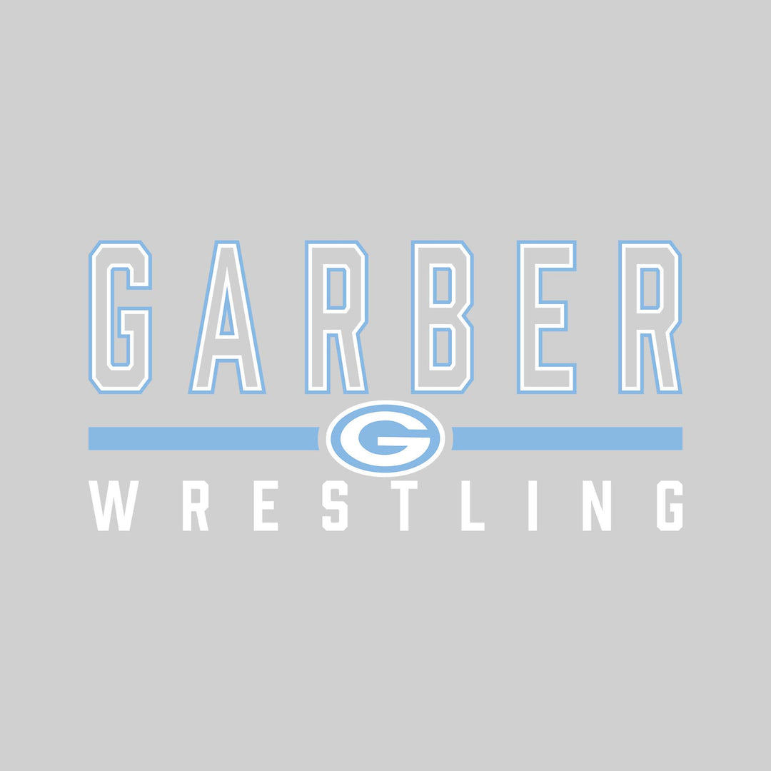 Garber Dukes - Wrestling - Outlined Garber with Mascot