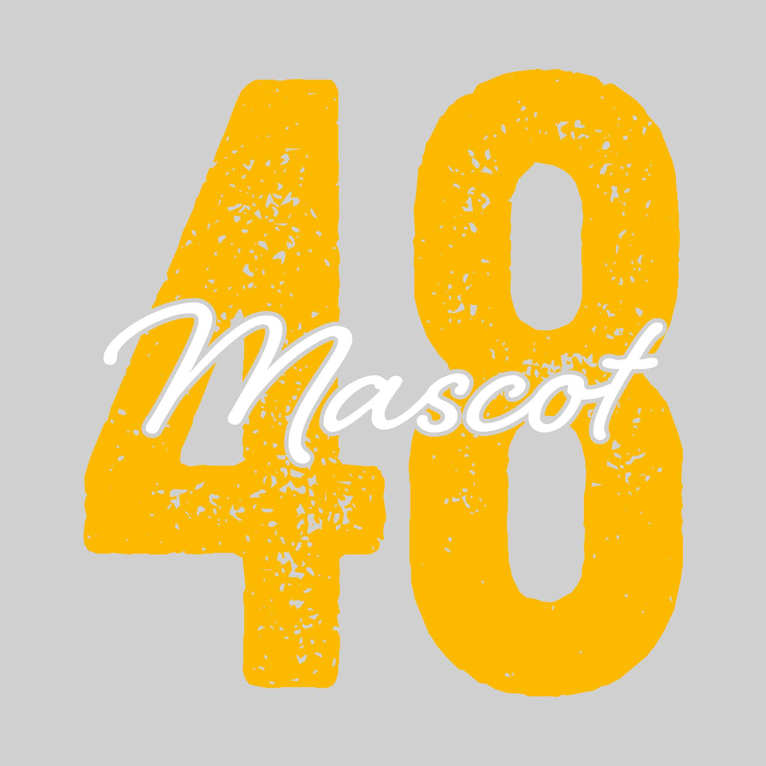 Spirit Wear - Oversized Number with Mascot and Optional Name