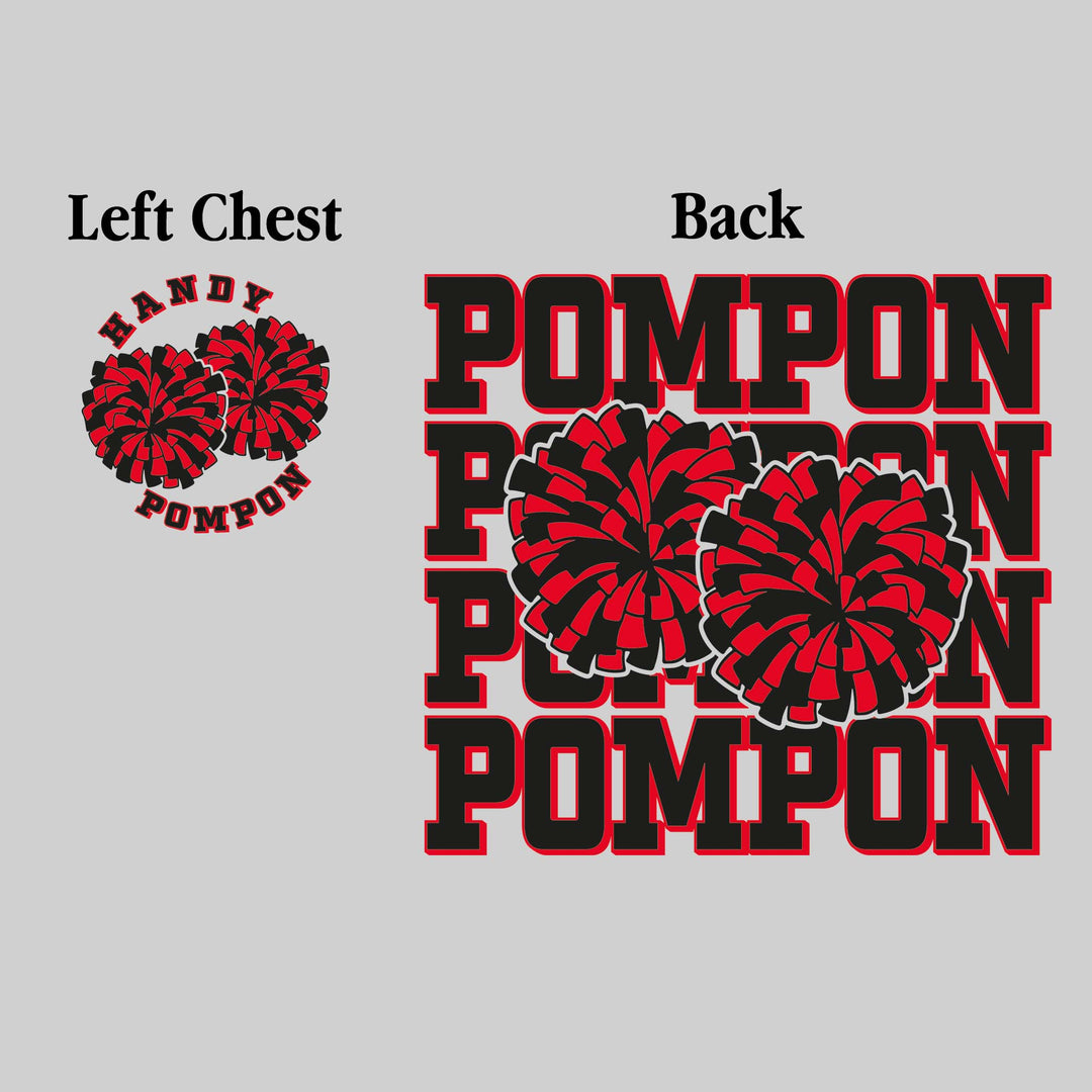 Handy Wildcats - Pompon - Handy Pompon - Pompon Repeated with Pompons