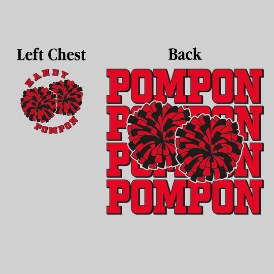 Handy Wildcats - Pompon - Handy Pompon - Pompon Repeated with Pompons