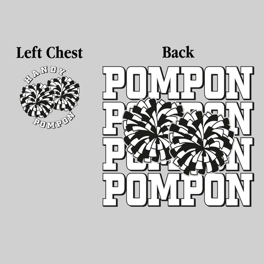 Handy Wildcats - Pompon - Handy Pompon - Pompon Repeated with Pompons