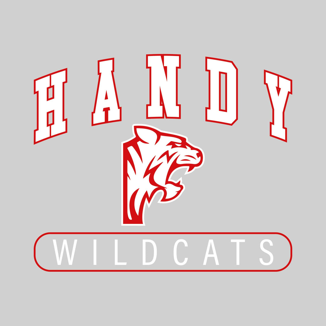 Handy Wildcats - Spirit Wear - Arched Handy with Mascot