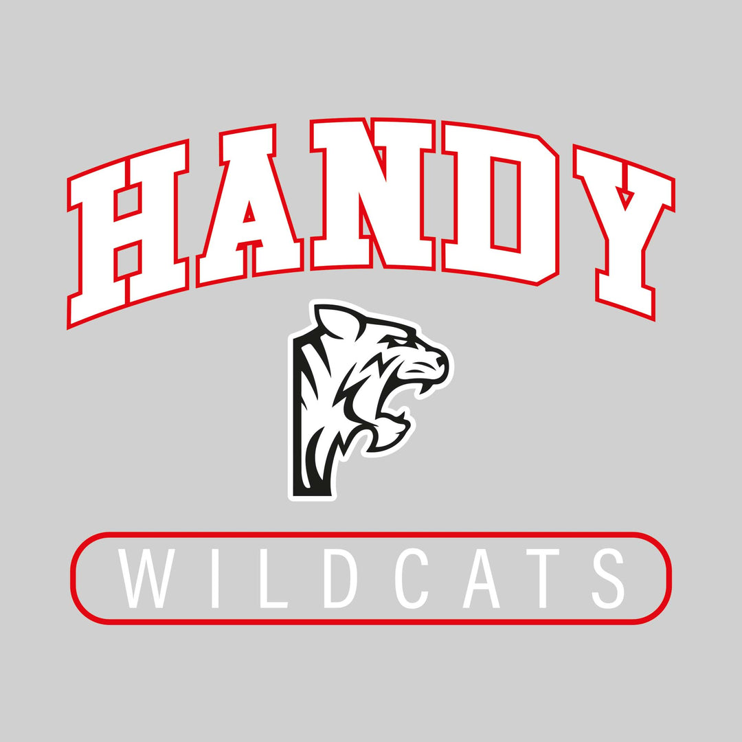 Handy Wildcats - Spirit Wear - Arched Handy with Mascot