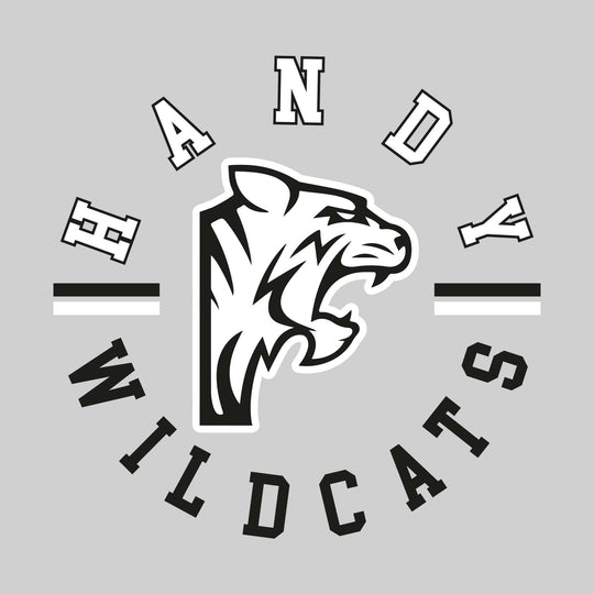 Handy Wildcats - Spirit Wear - Circular Text with Mascot