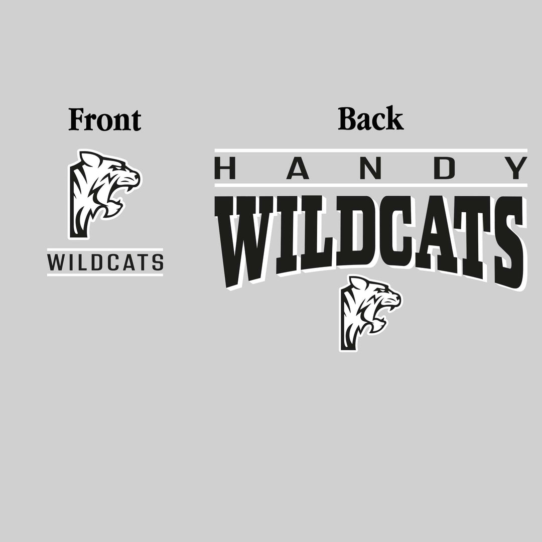 Handy Wildcats - Spirit Wear - Mascot Over Bracketed Name