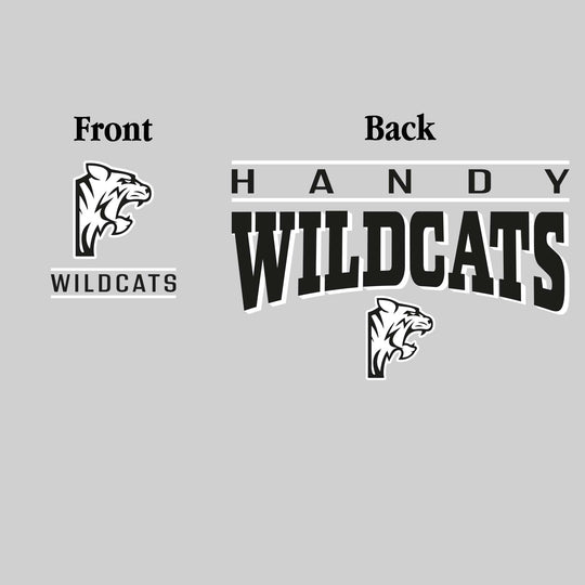 Handy Wildcats - Spirit Wear - Mascot Over Bracketed Name