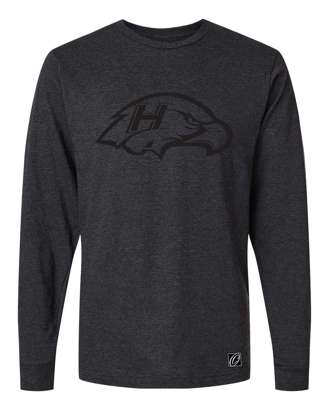 Blackout Mascot Apparel - School Spirit - Tultex Fine Jersey Long Sleeve Tee