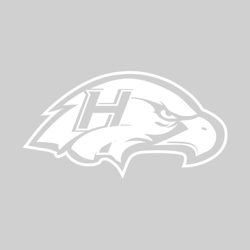 Heritage Hawks - Spirit Wear - Black & White - Hawk Head