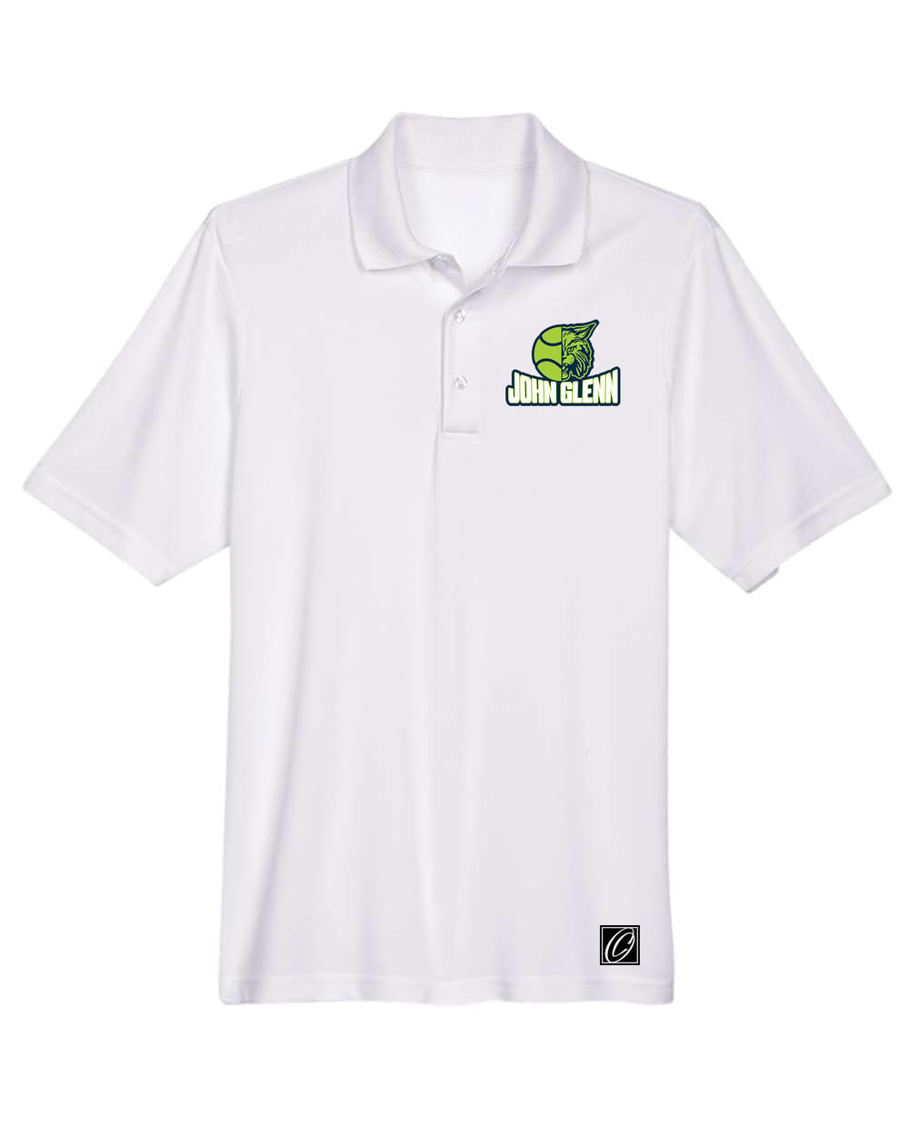 Adult - John Glenn Bobcats Varity Boys Tennis - 2025 - CORE365 Origin Performance Piqué Polo